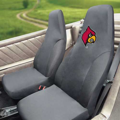 University of Louisville Cardinals Embroidered Seat Cover - Click Image to Close