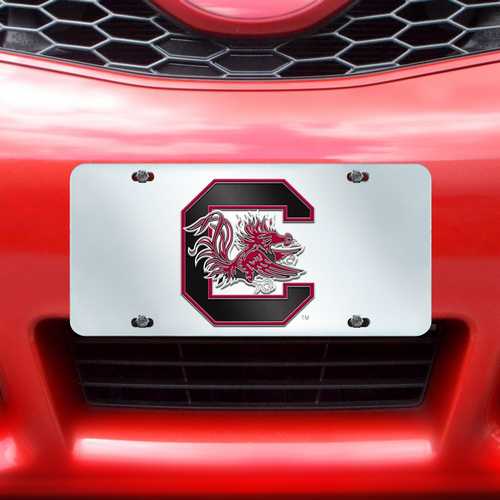 South Carolina Gamecocks Inlaid License Plate - Click Image to Close