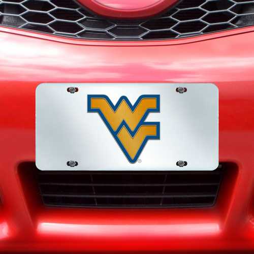 West Virginia Mountaineers Inlaid License Plate - Click Image to Close