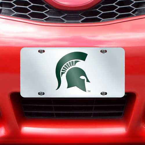 Michigan State Spartans Inlaid License Plate - Click Image to Close