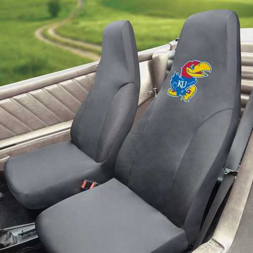 University of Kansas Jayhawks Embroidered Seat Cover - Click Image to Close