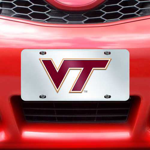 Virginia Tech Hokies Inlaid License Plate - Click Image to Close