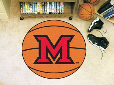 Miami University RedHawks Basketball Rug - Click Image to Close