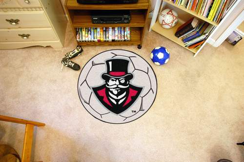 Austin Peay State University Governors Soccer Ball Rug - Click Image to Close