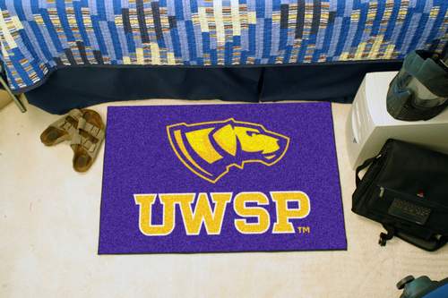 University of Wisconsin-Stevens Point Pointers Starter Rug - Click Image to Close