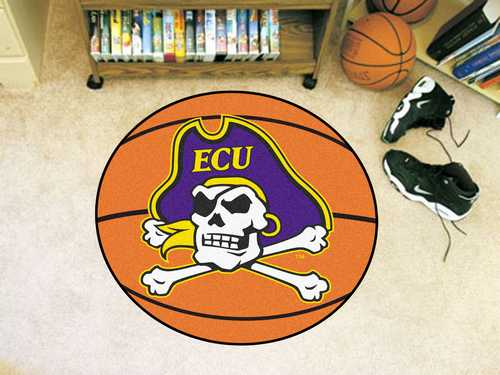 East Carolina University Pirates Basketball Rug - Click Image to Close
