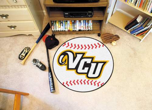 Virginia Commonwealth University Rams Baseball Rug - Click Image to Close