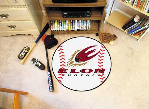 Elon University Phoenix Baseball Rug - Click Image to Close