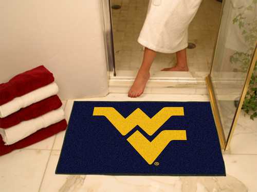 West Virginia University Mountaineers All-Star Rug - Click Image to Close