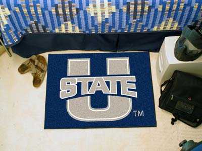 Utah State University Aggies Starter Rug - Click Image to Close