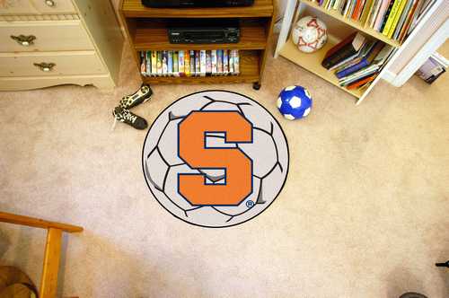 Syracuse University Orange Soccer Ball Rug - Click Image to Close