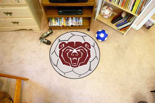 Missouri State University Bears Soccer Ball Rug - Click Image to Close