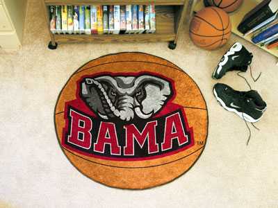 University of Alabama Crimson Tide Basketball Rug - Elephant - Click Image to Close
