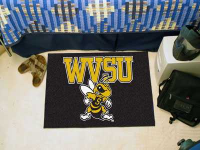 West Virginia State University Yellow Jackets Starter Rug - WVSU - Click Image to Close