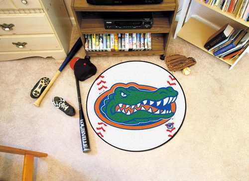 University of Florida Gators Baseball Rug - Alligator - Click Image to Close