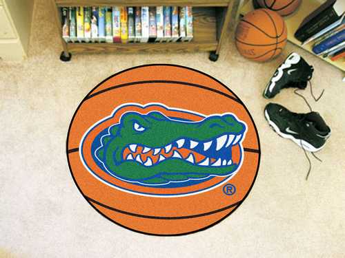 University of Florida Gators Basketball Rug - Alligator - Click Image to Close