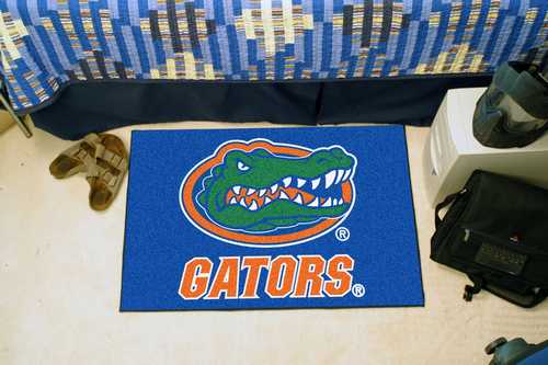 University of Florida Gators Starter Rug - Alligator Logo - Click Image to Close