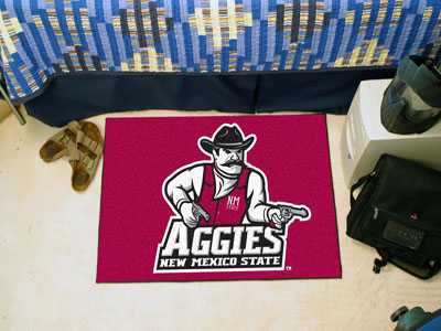 New Mexico State University Aggies Starter Rug - Click Image to Close