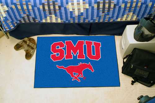 Southern Methodist University Mustangs Starter Rug - Click Image to Close