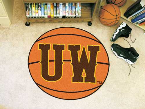 University of Wyoming Cowboys Basketball Rug - UW - Click Image to Close