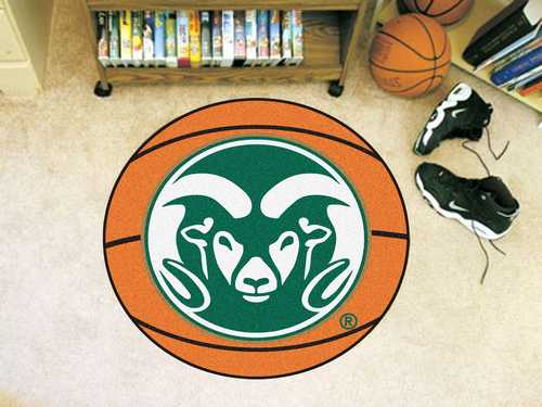 Colorado State University Rams Basketball Rug - Rams Logo - Click Image to Close