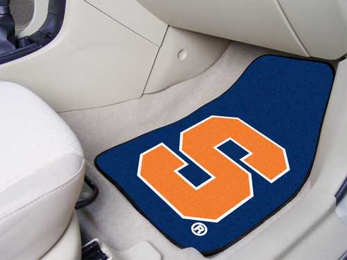 Syracuse University Orange Carpet Car Mats - Blue - Click Image to Close