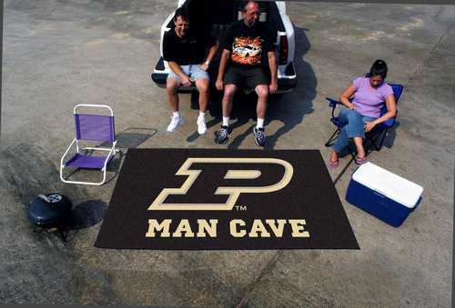 Purdue University Boilermakers Man Cave Ulti-Mat Rug - Click Image to Close