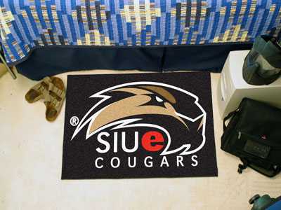 Southern Illinois University Edwardsville Cougars Starter Rug - Click Image to Close