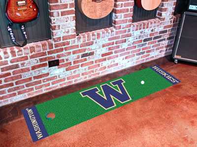 University of Washington Huskies Putting Green Mat - Click Image to Close