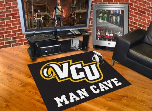 Virginia Commonwealth University Rams All-Star Man Cave Rug - Click Image to Close