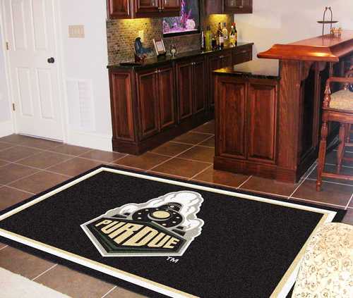 Purdue University Boilermakers 5x8 Rug - Click Image to Close