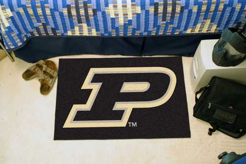 Purdue University Boilermakers Starter Rug - P Logo - Click Image to Close