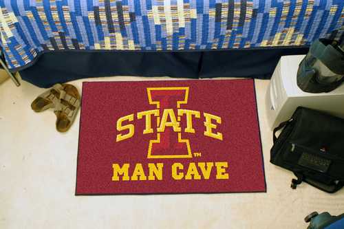 Iowa State University Cyclones Man Cave Starter Rug - Click Image to Close