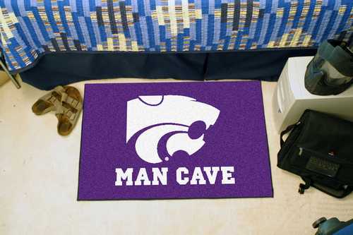 Kansas State University Wildcats Man Cave Starter Rug - Click Image to Close