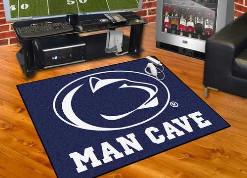 Penn State Nittany Lions All-Star Man Cave Rug - Click Image to Close