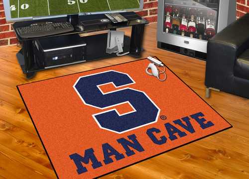 Syracuse University Orange All-Star Man Cave Rug - Click Image to Close