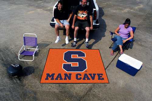 Syracuse University Orange Man Cave Tailgater Rug - Click Image to Close