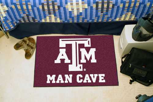 Texas A&M University Aggies Man Cave Starter Rug - Click Image to Close