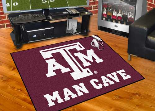 Texas A&M University Aggies All-Star Man Cave Rug - Click Image to Close