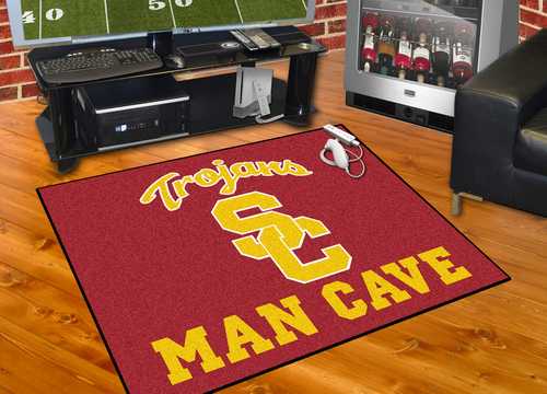 University of Southern California Trojans All-Star Man Cave Rug - Click Image to Close