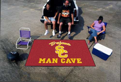 University of Southern California Trojans Man Cave Ulti-Mat Rug - Click Image to Close