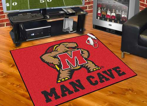 University of Maryland Terrapins All-Star Man Cave Rug - Click Image to Close