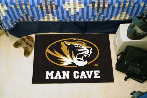 University of Missouri Tigers Man Cave Starter Rug - Click Image to Close