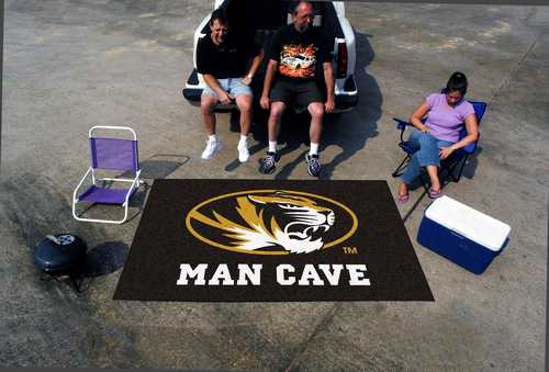 University of Missouri Tigers Man Cave Ulti-Mat Rug - Click Image to Close