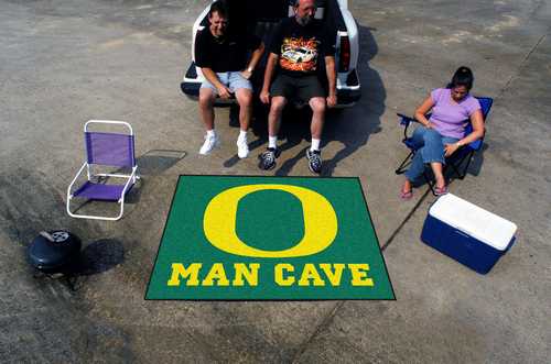 University of Oregon Ducks Man Cave Tailgater Rug - Click Image to Close