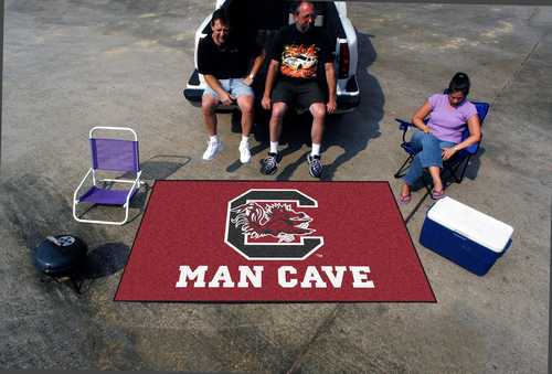 University of South Carolina Gamecocks Man Cave Ulti-Mat Rug - Click Image to Close