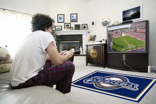 Milwaukee Brewers 4x6 Rug - Click Image to Close