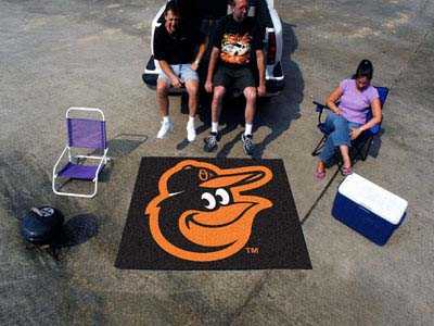 Baltimore Orioles Tailgater Rug - Cartoon Bird - Click Image to Close