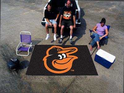 Baltimore Orioles Ulti-Mat Rug - Cartoon Bird - Click Image to Close