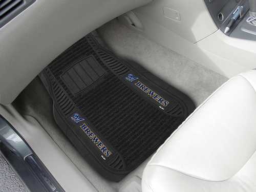Milwaukee Brewers Deluxe Car Floor Mats - Click Image to Close